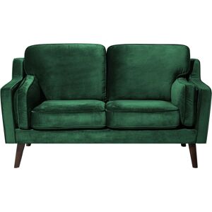 Beliani Lokka 2-Seater Velvet Sofa - Sofa Beliani Lokka 2-Seater Velvet Sofa - Sofa
