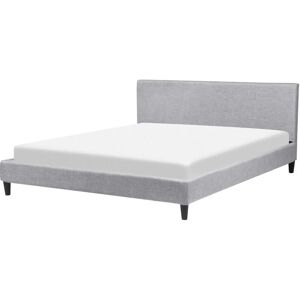 Beliani Super King Size Fabric Bed - Modern Nordic Design Beliani Super King Size Fabric Bed - Modern Nordic Design