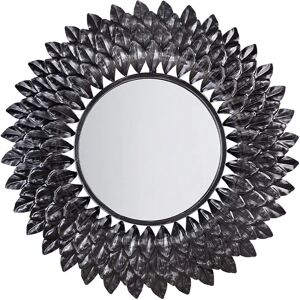 Beliani Wall Mirror LARRAU 70 cm Silver - Wall Mirror Beliani Wall Mirror LARRAU 70 cm Silver - Wall Mirror