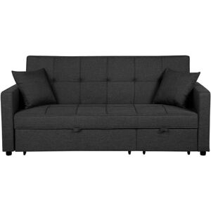 Beliani GLOMMA Dark Grey Sofa Bed - Sofa Bed Beliani GLOMMA Dark Grey Sofa Bed - Sofa Bed