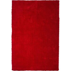 Beliani Red Shaggy Area Rug - Area Rug Beliani Red Shaggy Area Rug - Area Rug