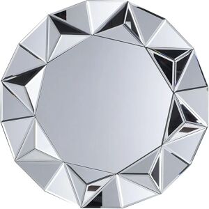 Beliani Wall Mirror HABAY 70 cm Silver - Wall Mirror Beliani Wall Mirror HABAY 70 cm Silver - Wall Mirror