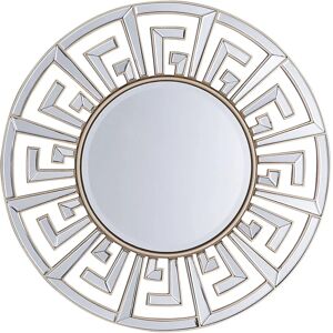Beliani Wall Mirror FLERS 70 cm Gold - Wall Mirror Beliani Wall Mirror FLERS 70 cm Gold - Wall Mirror