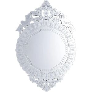 Beliani Wall Mirror 70 x 100 cm Silver - Wall Mirror Beliani Wall Mirror 70 x 100 cm Silver - Wall Mirror
