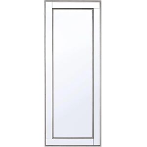 Beliani Wall Mirror FENIOUX Silver - 130cm x 50cm Rectangular Beliani Wall Mirror FENIOUX Silver - 130cm x 50cm Rectangular