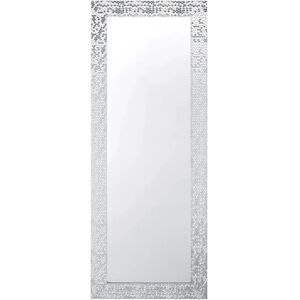 Beliani Wall Mirror MARANS 50x130cm Silver Beliani Wall Mirror MARANS 50x130cm Silver