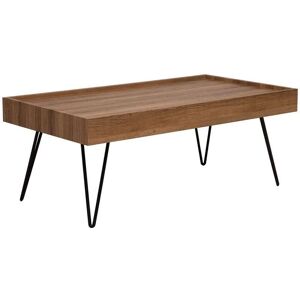 Beliani WELTON Dark Brown Coffee Table - Coffee Table Beliani WELTON Dark Brown Coffee Table - Coffee Table