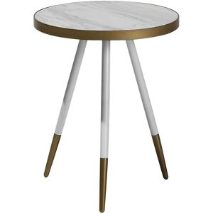 Beliani White Marble Effect Tripod Coffee Table - Coffee Table Beliani White Marble Effect Tripod Coffee Table - Coffee Table