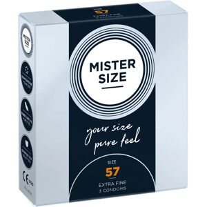 Prezervative MISTER SIZE 57mm Seria Ultra Subțire - 3 bucăți Prezervative MISTER SIZE 57mm Seria Ultra Subțire - 3 bucăți