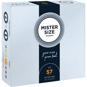 MISTER SIZE 57mm Condoms - Natural Fit - Ultra-Thin MISTER SIZE 57mm Condoms - Natural Fit - Ultra-Thin