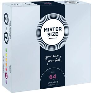MISTER SIZE 64 mm Natural Rubber Latex Condoms - 36 Pack MISTER SIZE 64 mm Natural Rubber Latex Condoms - 36 Pack