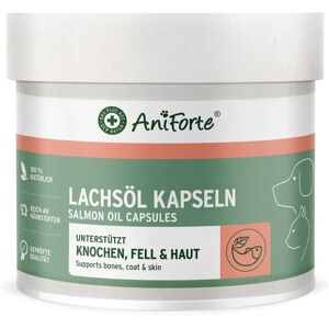AniForte Capsules d'huile de saumon - Soutient peau et pelage - Publicité AniForte Capsules d'huile de saumon - Soutient peau et pelage - Publicité