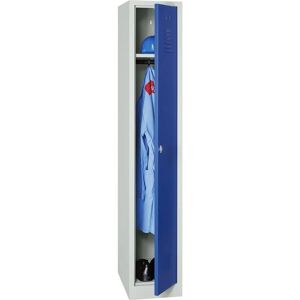 Gürkan Spind lichtgrau, enzianblau 40x50x180cm - Schließfach Gürkan Spind lichtgrau, enzianblau 40x50x180cm - Schließfach
