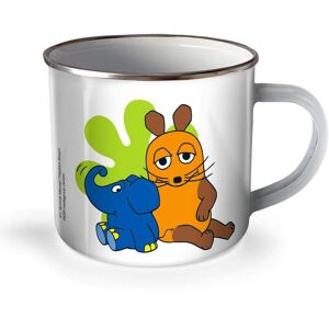 Tasse en Email de Trötsch - Souris & Éléphant - 300ml - Publicité Tasse en Email de Trötsch - Souris & Éléphant - 300ml - Publicité