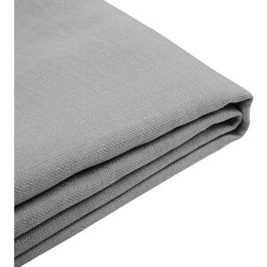 Beliani Bed Frame Cover Light Grey - Fitou - Bed Frame Cover Beliani Bed Frame Cover Light Grey - Fitou - Bed Frame Cover