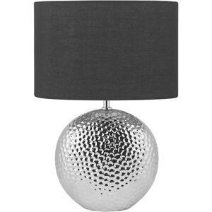 Beliani Silver Ceramic Table Lamp - Glamorous Design - 35x51x35 cm Beliani Silver Ceramic Table Lamp - Glamorous Design - 35x51x35 cm