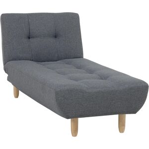 Beliani Model ALSTEN Grey Fabric Chaise Lounge - Chaise Lounge Beliani Model ALSTEN Grey Fabric Chaise Lounge - Chaise Lounge