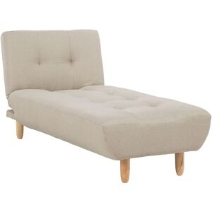 Beliani Model ALSTEN - Curved Fabric Chaise Lounge, Scandinavian Style Beliani Model ALSTEN - Curved Fabric Chaise Lounge, Scandinavian Style