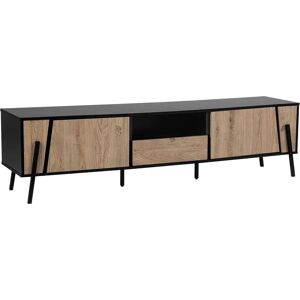 Beliani TV Stand Light Wood Blackpool - TV Stand Beliani TV Stand Light Wood Blackpool - TV Stand