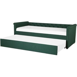 Beliani Trundle Bed Dark Green - Single Bed Beliani Trundle Bed Dark Green - Single Bed