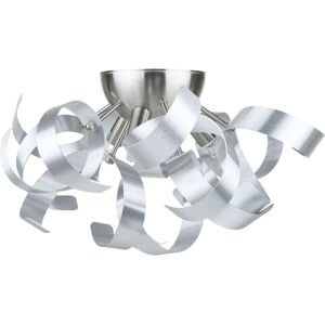 Beliani Wall Lamp Silver Metal Aluminium Ribbons - Wall Lamp Beliani Wall Lamp Silver Metal Aluminium Ribbons - Wall Lamp