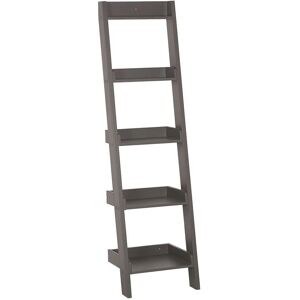 Beliani 4-Tier Ladder Bookcase Grey - Bookcase Beliani 4-Tier Ladder Bookcase Grey - Bookcase