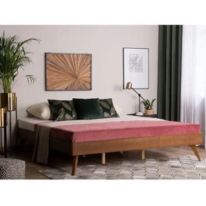 Beliani Super King Bed Frame Dark MDF - Bed Frame Beliani Super King Bed Frame Dark MDF - Bed Frame