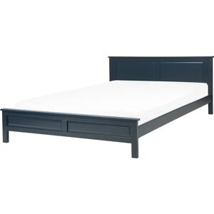 Beliani Bed OLIVET Dark Blue - Bed Beliani Bed OLIVET Dark Blue - Bed