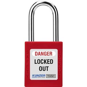Kunzer 7SVS01 Hængelås - 20mm - Sikkerhedslås til Lockout/Tagout Kunzer 7SVS01 Hængelås - 20mm - Sikkerhedslås til Lockout/Tagout