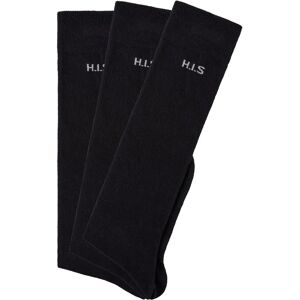 H.I.S Kniestrümpfe - 3er Pack - Schwarz - Kniehohe Socken H.I.S Kniestrümpfe - 3er Pack - Schwarz - Kniehohe Socken