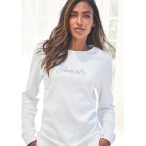 BENCH Lounge Sweatshirt - Baumwolle, Logostickerei, Basic schmal BENCH Lounge Sweatshirt - Baumwolle, Logostickerei, Basic schmal