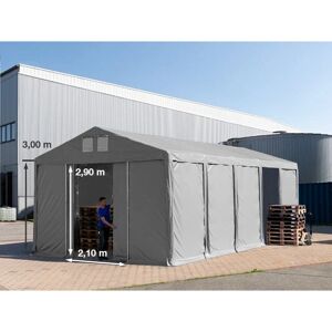 Toolport 5x10m Grå Oppbevaringstelt - Vanntett, Robust, Utvidbar Toolport 5x10m Grå Oppbevaringstelt - Vanntett, Robust, Utvidbar