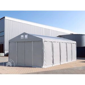 TOOLPORT 8x12m Grey Storage Tent - Robust & Expandable TOOLPORT 8x12m Grey Storage Tent - Robust & Expandable