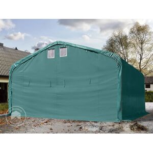 Tente Garage TOOLPORT 6x6m - Résistant au Feu, Vert Foncé - Publicité Tente Garage TOOLPORT 6x6m - Résistant au Feu, Vert Foncé - Publicité