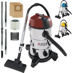 Arebos - Aspiradora de líquidos y sólidos de 30L - Rojo Arebos - Aspiradora de líquidos y sólidos de 30L - Rojo
