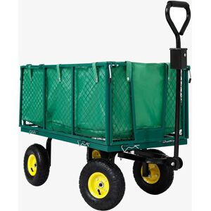 Arebos AR-HE-GW550 - Foldable Garden Cart - 550kg - Green Arebos AR-HE-GW550 - Foldable Garden Cart - 550kg - Green