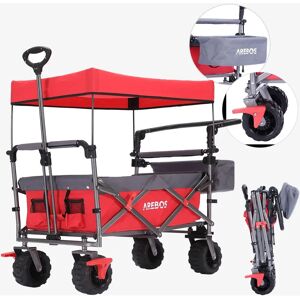 Carro de Mano de Lujo con Techo - Plegable, 100kg Carro de Mano de Lujo con Techo - Plegable, 100kg