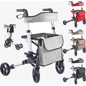 Arebos Gehwagen - Leichter faltbarer Rollator in Grau - Walker/Rollator Arebos Gehwagen - Leichter faltbarer Rollator in Grau - Walker/Rollator