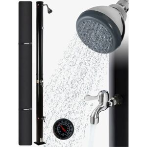 Ducha Solar Arebos 20L Termómetro y Pie - Sistema de Agua Exterior Ducha Solar Arebos 20L Termómetro y Pie - Sistema de Agua Exterior