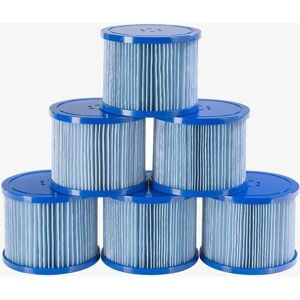 AREBOS Pool Filter - 6x Cartridges Spa Whirlpool Antimicrobial AREBOS Pool Filter - 6x Cartridges Spa Whirlpool Antimicrobial