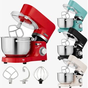 AREBOS Robot de Cocina 1500W con 2 x Cuencos de Acero Inoxidable y 6 Niveles - ROJO AREBOS Robot de Cocina 1500W con 2 x Cuencos de Acero Inoxidable y 6 Niveles - ROJO