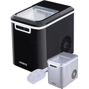 Arebos Máquina de Cubitos de Hielo - Negro - Fabricante de Hielo Arebos Máquina de Cubitos de Hielo - Negro - Fabricante de Hielo