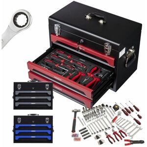 Arebos 172 pcs Tool Kit - Red/Black - Tool Kit Arebos 172 pcs Tool Kit - Red/Black - Tool Kit