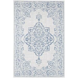 NORTHRUGS Tilos Teppich - Innen & Außen, Creme/Blau NORTHRUGS Tilos Teppich - Innen & Außen, Creme/Blau