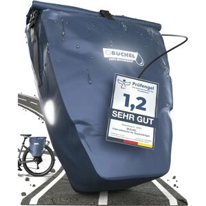Büchel Fahrrad Tasche - 25,4L Wasserfest Dunkelblau Büchel Fahrrad Tasche - 25,4L Wasserfest Dunkelblau