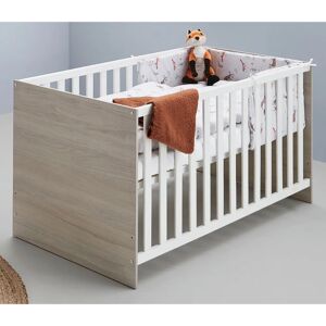 LÜTTENHÜTT Geert Babybett - Verstellbar, Ulme Dekor - Babybett LÜTTENHÜTT Geert Babybett - Verstellbar, Ulme Dekor - Babybett