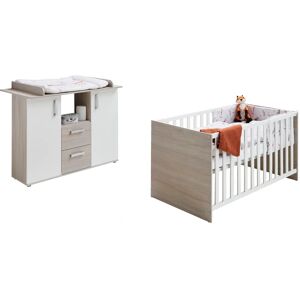 Lüttenhütte Baby Schlafzimmermöbel-Set - Geert - Höhenverstellbar, Für Kleine Räume Lüttenhütte Baby Schlafzimmermöbel-Set - Geert - Höhenverstellbar, Für Kleine Räume