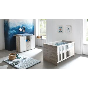 ARTHUR BERNDT Bente Babymöbel-Set - Weiß/Eiche Sand NB - Baby ARTHUR BERNDT Bente Babymöbel-Set - Weiß/Eiche Sand NB - Baby