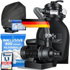 KESSER - Système de filtration à sable - Boules filtrantes 700g - Remplacement de 25 kg de sable - 10 m³/h - Publicité KESSER - Système de filtration à sable - Boules filtrantes 700g - Remplacement de 25 kg de sable - 10 m³/h - Publicité