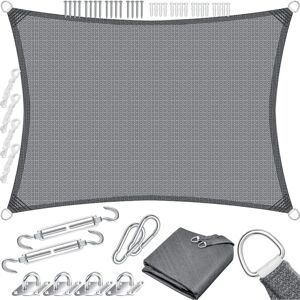 KESSER - Voile d'ombrage en HDPE imperméable - Parasole anti-vent - Publicité KESSER - Voile d'ombrage en HDPE imperméable - Parasole anti-vent - Publicité
